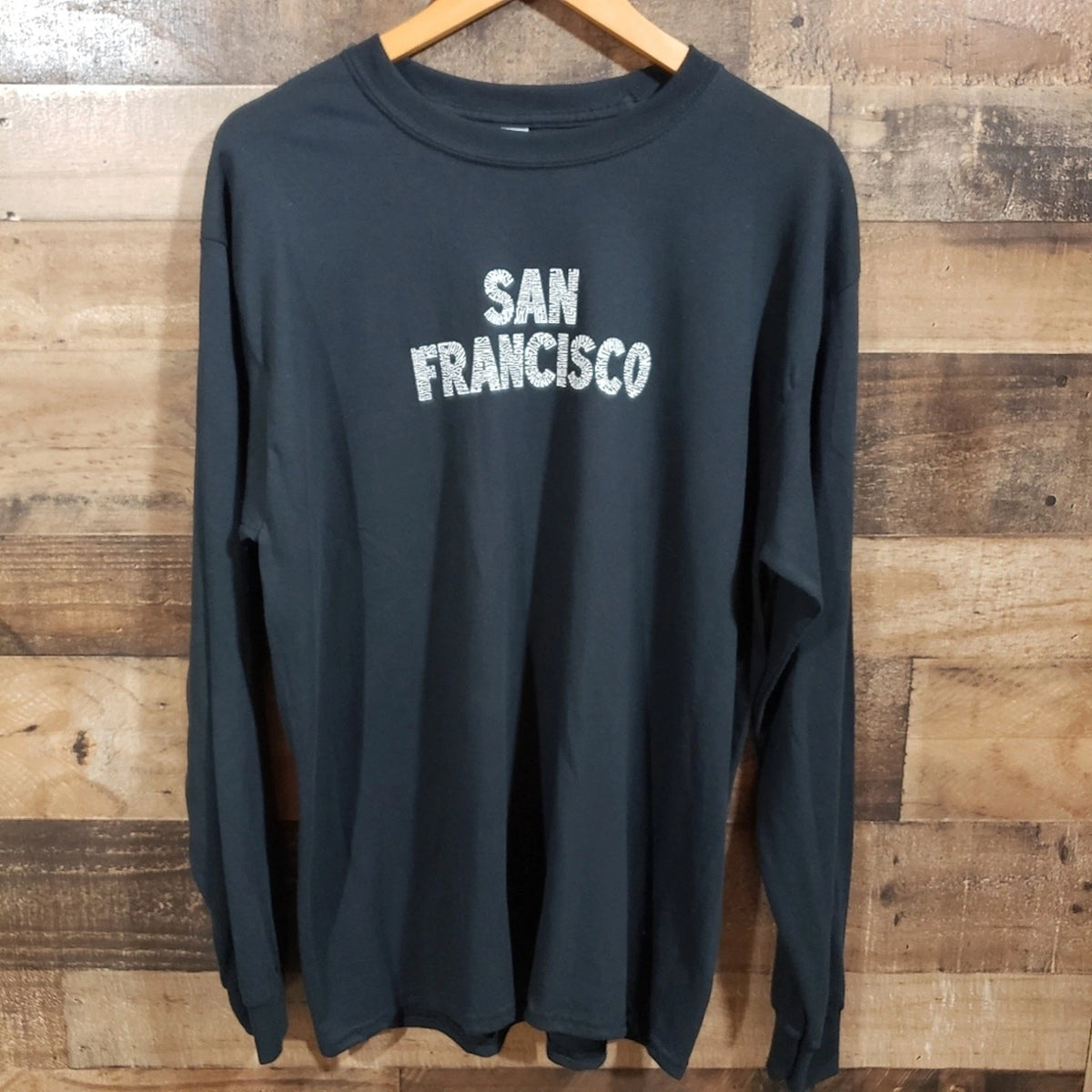 L.A. Pop Art NWT San Francisco print long sleeve graphic t-shirt men's size L