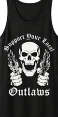 Support your local Outlaws Biker Motorcycle MC t shirt tee outlaw TANK TOP