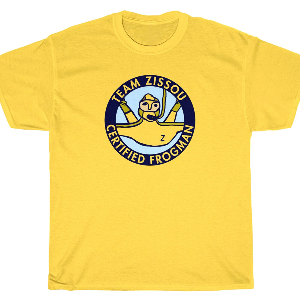 TEAM ZISSOU CERTIFIED FROGMAN T-Shirt - Life Steve Scuba Aquatic