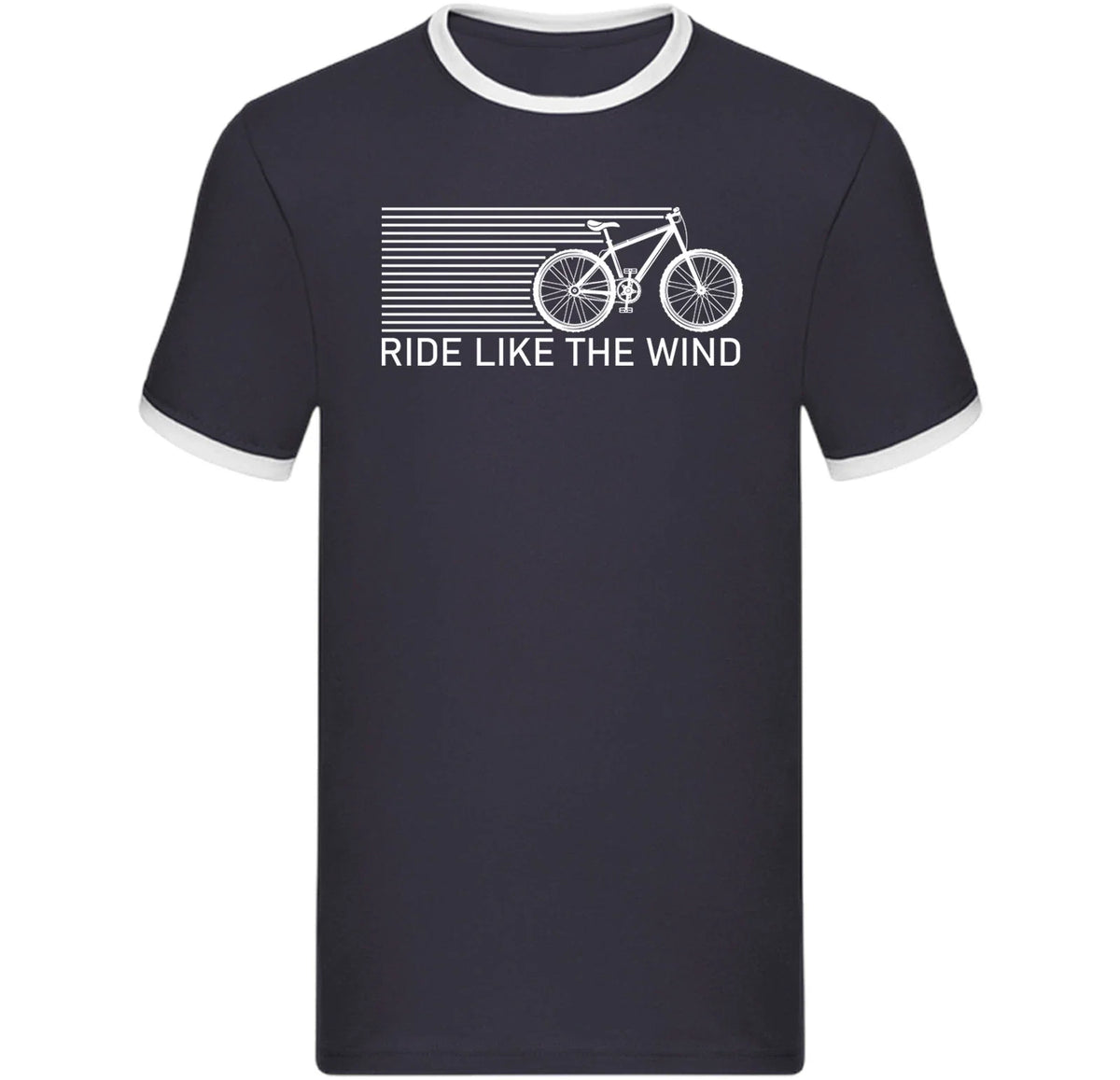Ride Like the Wind Ringer T Shirt,Cycling Ringer shirt,Road cycling apparel Top
