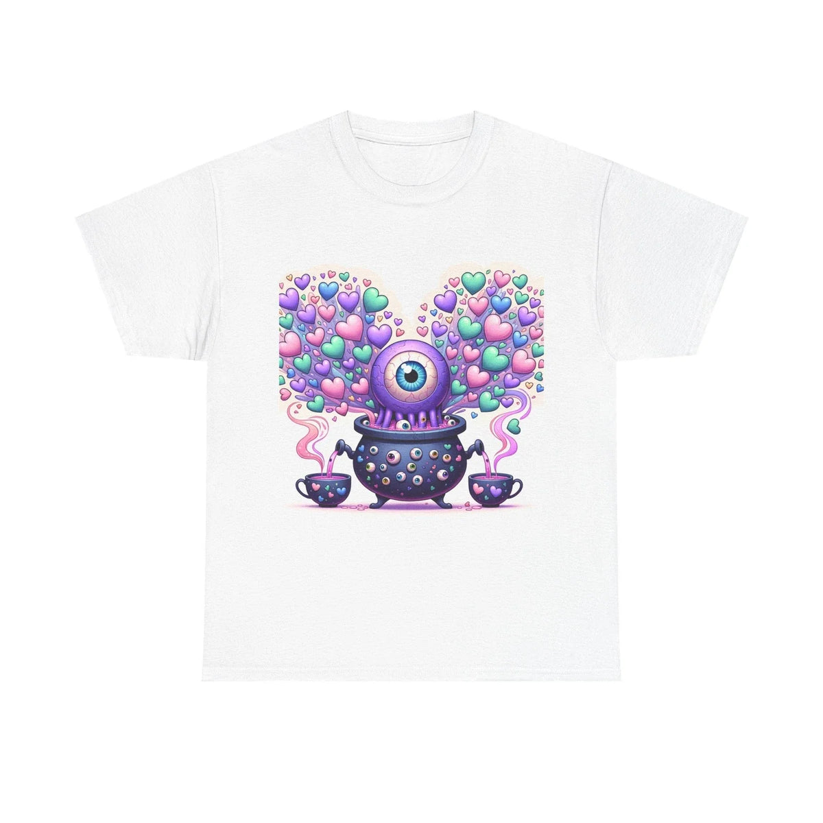 Unisex Adult T Shirt Kawaii Cyclops Tea Infusion