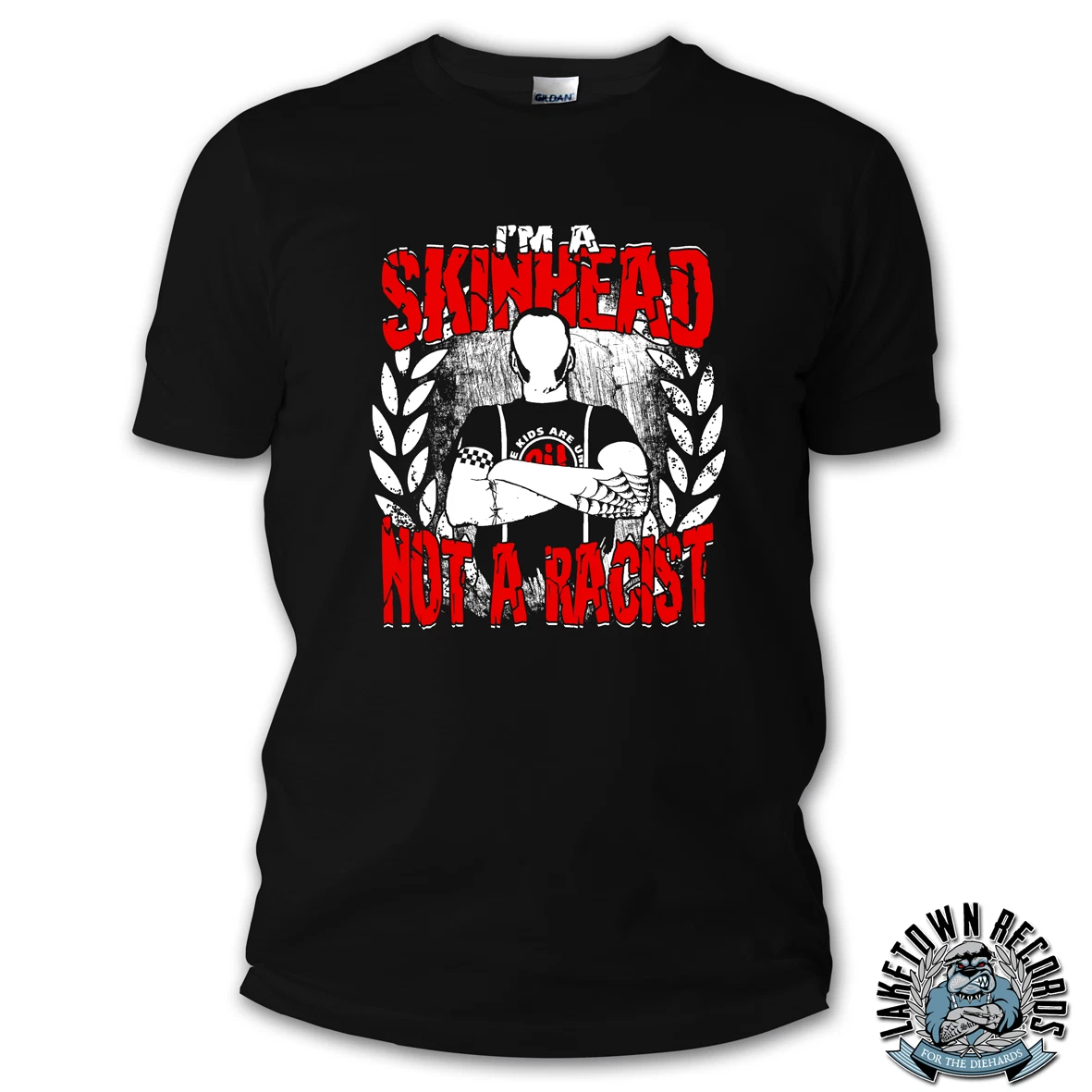 I'M A SKINHEAD - NOT A RACIST T-Shirt S-3XL TRADITIONAL Oi! SHARP RUDE BOYS MOD