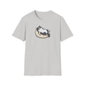 Sleeping Cat Illustration T-Shirt | Kawaii Cat on Pillow