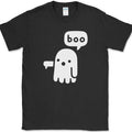 Ghost Says Boo T-Shirt Funny Disapproval Halloween Sarcastic Humor Novelty Tee