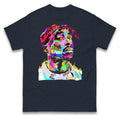 Tupac Shakur Colourful Art T Shirt