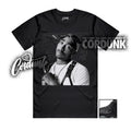 Foamposite Carbon Fiber Black Dark Smoke Grey T Shirt Match TP