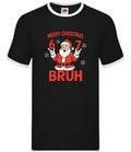 Merry Christmas Bruh - Men Contrast - Six Seven 6 7 Meme Brainrot Funny Christmas