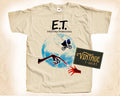 ET The Extra-Terrestial Vintage T Shirt for Men NATURAL S-5XL