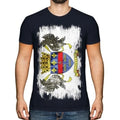 Heiliger Barthelemy Grunge Flagge Herren T-Shirt Saint-Barthélemy Geschenk