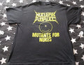 Nuclear assault mutants for nukes official t-shirt rare vintage thrash metal sla