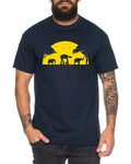 Elephant Wars Mens T-Shirt Star Empire Boba Fiction Darth