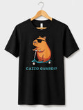 Capibara Funny T-Shirt Men Women T-Shirt Funny Meme Unisex