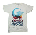 Godzilla Minue One New Adult T-Shirt - Godzilla Inside Dripping Crescent