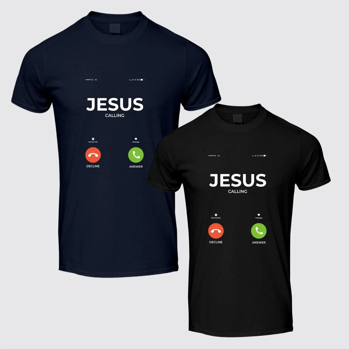 Funny Christian God Religious Gift Jesus Calling T-Shirt Unisex Kids Adults Top