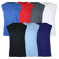 Men's Moisture Wicking Crew Neck Muscle Tee Gym TAGLESS (S-2XL ) NWT FREE SHIP