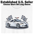 DigiRods Chevy Corvette C6 2013 60th Anniversary  Cartoon Car T Shirt