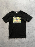 Humor T-Shirt Funny Y2K Tee Black V-Neck men’s size Medium Cotton