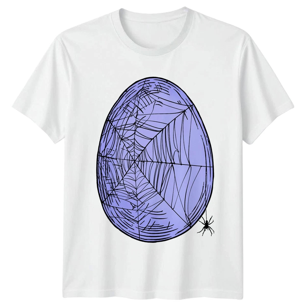 Spooky Spiderweb Pastel Goth Egg T-Shirt Pastel Goth Easter Easter Gift