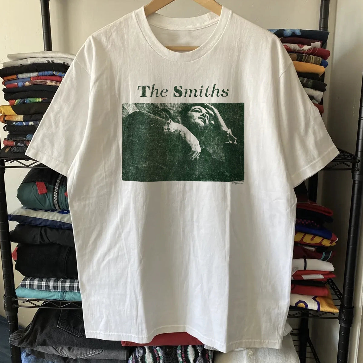 80s The Smiths Washed T-Shirt White L