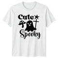 Cute Spooky T-Shirt Halloween Ghost Mushroom Halloween Gift For Him And Her