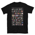 Eurovision Winner wall Unisex T-Shirt ESC Cartoon Eurovision winners 1956-2026