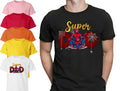 Superhero Super Daddy Fathers Day Daddy Mens T Shirt Funny Gift Hero Dad Tee