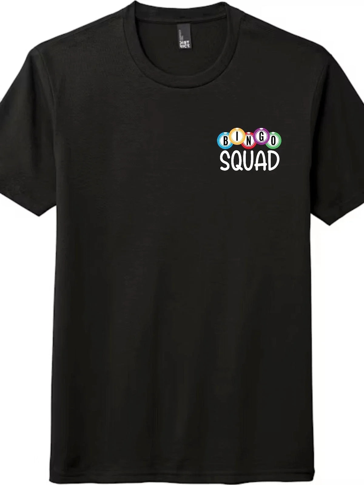 Unisex Bingo Squad Pocket Print T-Shirt Funny Bingo Player Team Graphic Tee