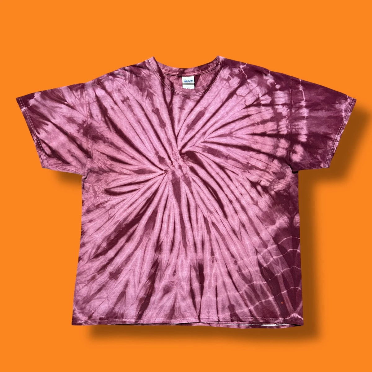 Vtg Tie Dye Shirt Distressed Blank Tee 90s y2k Hippie Boho Swirl XL
