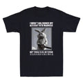 I Won't Announce My Descent Into Madness Funny Rabbit Killer Retro Men's T-Shirt