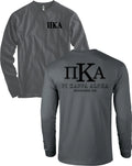 Pi Kappa Alpha Fraternity Bella + Canvas Long Sleeve PIKE Shirt - NEW