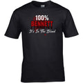 BENNETT NAME HERITAGE MEN'S NOVELTY T-SHIRT