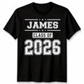 Personalised School Leavers Unisex T Shirt Class Of Custom Name And Year