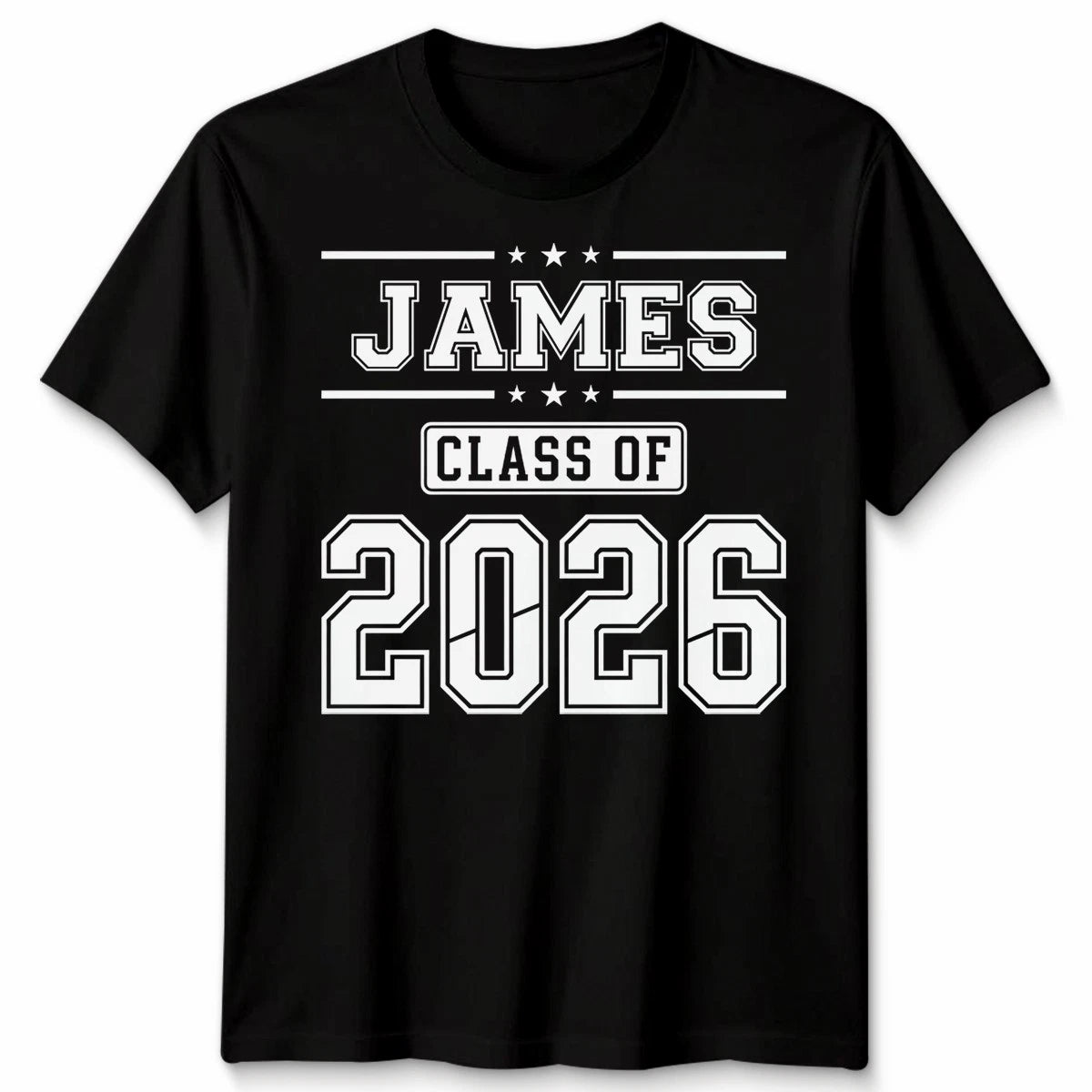 Personalised School Leavers Unisex T Shirt Class Of Custom Name And Year