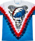 GRATEFUL DEAD-STEAL YOUR face VDYE-SYF-2 Sided TIE DYE T-SHIR  M-L-XL-2X