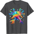 Cute Axolotl Colorful Axolotl Art Girls Boys Kids Women T-Shirt