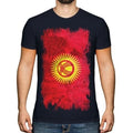KYRGYZSTAN GRUNGE FLAG MENS T-SHIRT TEE TOP KYRGYZSTANI KIRGIZIJA KIRGIZ KYRGYZ