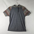 Beautiful Giant Hoodie Mens Small Gray Pullover Aztec Print Soft Lightweight