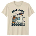 Read More Boooooks T-Shirt Halloween Reading Halloween Gift For Him And Her