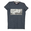 TOMMY HILFIGER Regular Round Neck Blue T-Shirt Men Size M