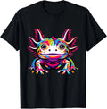Axolotl rainbow Kawaii colorful love Axolotls herpetologist Gifts Unisex T-Shirt