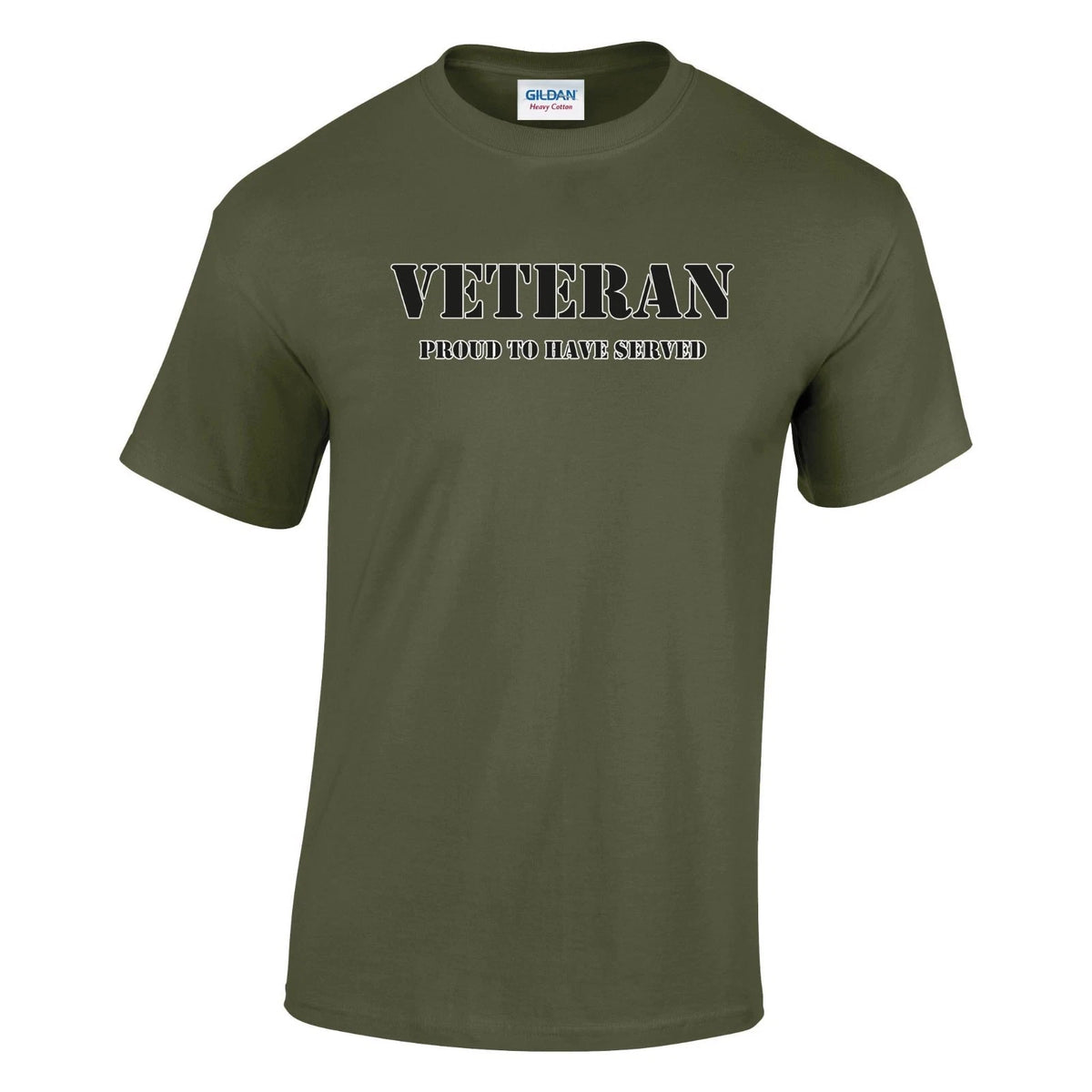 Veteran Proud To Have Served Printed 100% Cotton T-Shirt