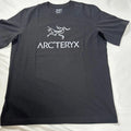 Arc'teryx Arc'Word Logo SS T-Shirt Men M Black 100% Supima Cotton