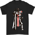 St Georges Day Knights Templar Sword Mens T-Shirt 100% Cotton