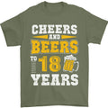 18th Birthday 18 Year Old Funny Alcohol Mens T-Shirt 100% Cotton