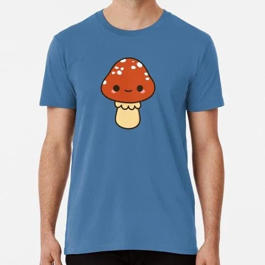 Kawaii Red Toadstool Size S to 5XL Made in the USA T-Shirt