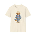Polo Bear Shirt Designer Inspired Unisex Cotton Yellow Tshirt Size XS-XL