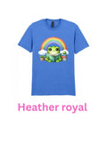 Kawaii frog reading Adult TShirt S/M/L/XL/XXL In Various Colours