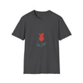 Simple Tulip Flower T Shirt Soft Breathable Cotton Minimal Graphic Casual Tee