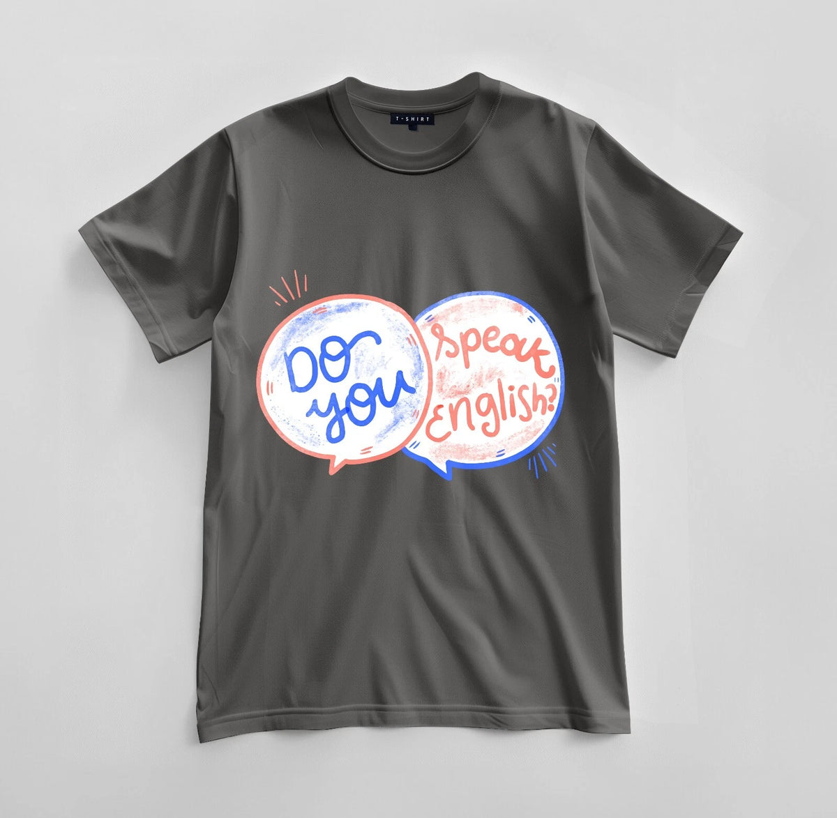 Custom Speak the Language Graphic T-shirt Design Unisex Jersey Short Sleeve Tee