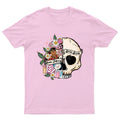 Spooky Christmas Holiday Skull T-Shirt Unisex Gift Retro Funny Womens Vintage